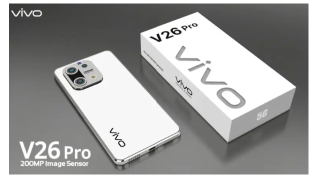 Vivo V26 Pro 5G smartphone with sleek design and curved display